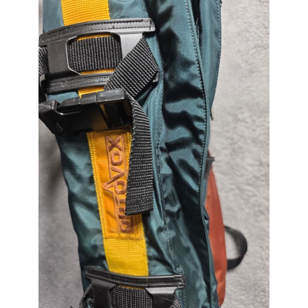 Vintage Ortovox CUMULUS Tour Hiking Backpack GREEN Orange Yellow SEE DESCRIPTION - Picture 10 of 16